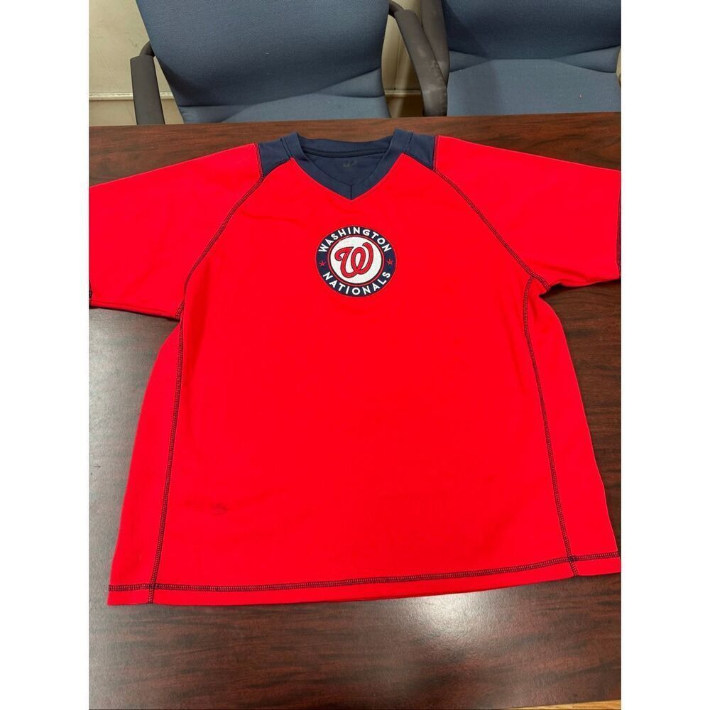 Washington Nations Mens Dynasty Baseball Jersey Size X-Large